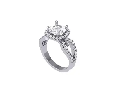 Wedding Ring  3D print model 202