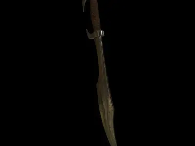 Spartans sword Low-poly 3D model