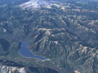  Large Scale Terrain - Mount Rainier 