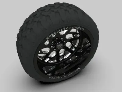 Specialty Forged SF008 Wheel 3D model