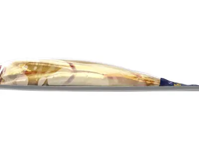 Smoked mackerel in packaging Low-poly 3D model