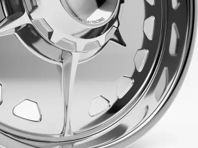 American Racing Stella Wheel 3D model