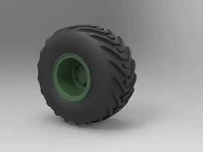 Offroad wheel 6 3D model