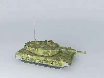 Tank prototype Sultan 203 3D model
