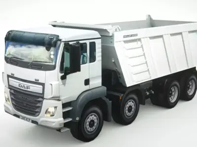 DAF CF 290 2020 Low-poly 3D model