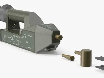 PROENGIN AP2C Chemical Agent Detector with Adapter Set 3D model