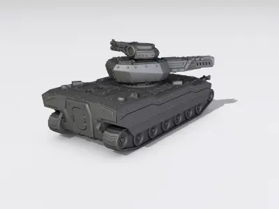 Battle tank V-3 -model for 3d printer 3D print model