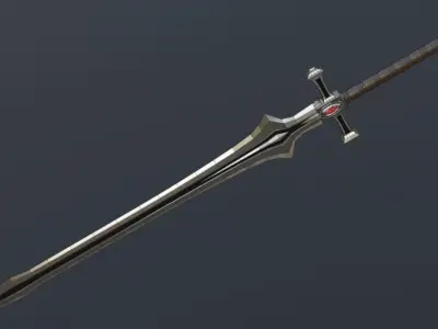 RPG 2-handed Sword  Free 3D model