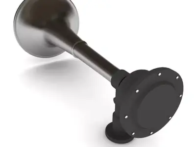 Vehicle Air Horn Low-poly 3D model
