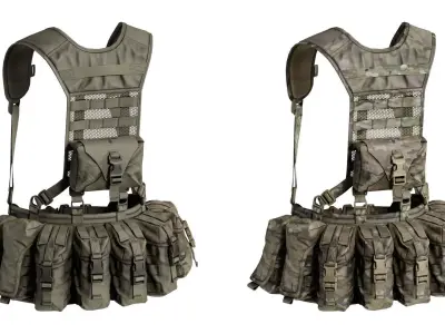 JAYJAYS GEN 4 COMMANDERS CHEST RIG Low-poly 3D model