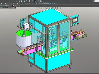FILLING MACHINE  SOLIDWORKS 2018 3D model