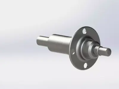 A2 Tool Steel Shaft Blank Free 3D model