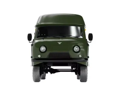 UAZ 2206 452 Bukhanka 3D model