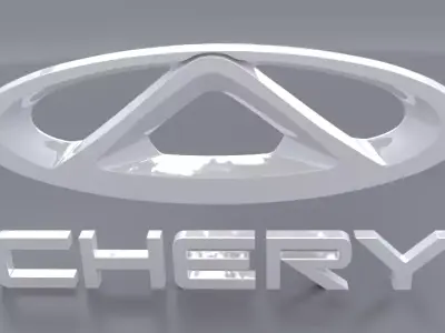chery logo 3D model