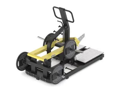 Technogym Plate Loaded Pure Belt Squat 3D model