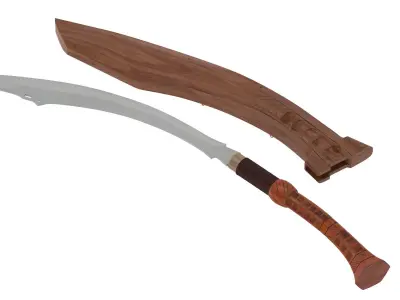 Panabas Sword Low-poly 3D model