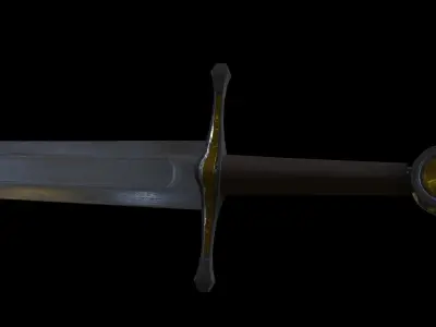 Blender sword 3D model purchase