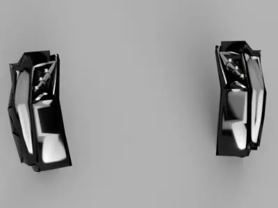 Forearm plate Armour  3D model