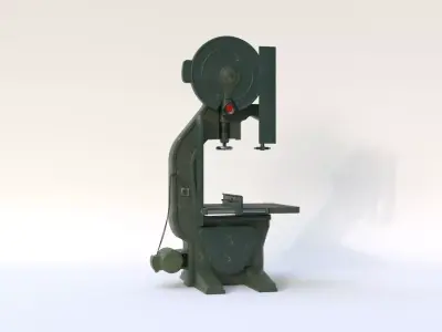 Bandsaw Low-poly 3D model