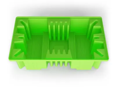 PLASTIC TRAY - BUND PALLET FOR 2 X 1000LTR  3D model