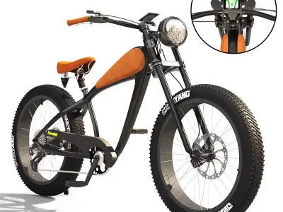 electric bike 3D model purchase