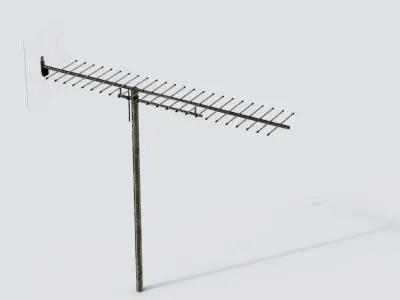 Antenna 11 Low-poly 3D model