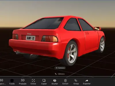 Darnex Coupe by DanielFNAT Low-poly 3D model