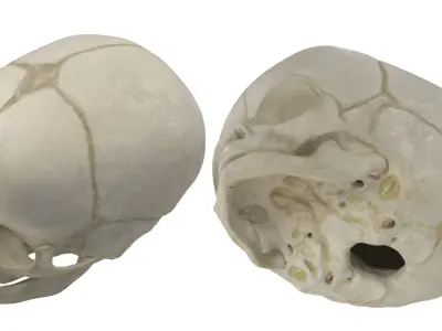 Anatomical Human Skulls Collection 2 3D model