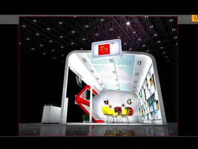 Exhibition - Area -6X9-3DMAX2009-036 3D model