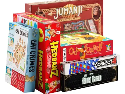 Board Games Pack 5 3D model