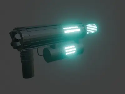 Ice Gun 3D model