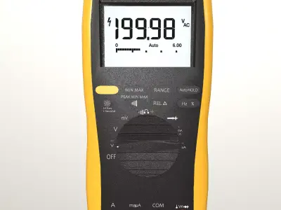 RMS Multimeter Low Poly Low-poly 3D model