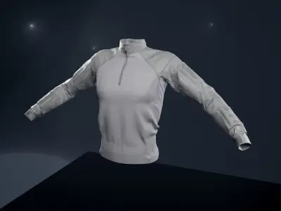 Tactical Shirt Low-poly 3D model