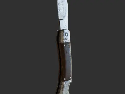 Vintage Knife 3D model