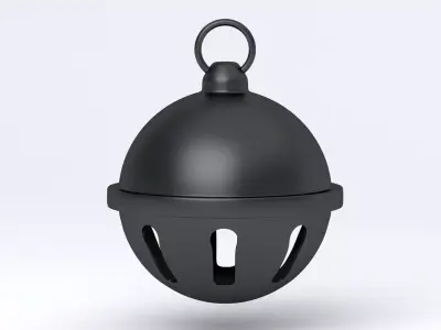 Jingle bell black 3D model