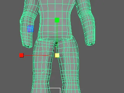 male human body Free 3D model