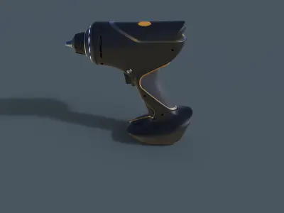 Drill robotic vacuum cleaner 3D model