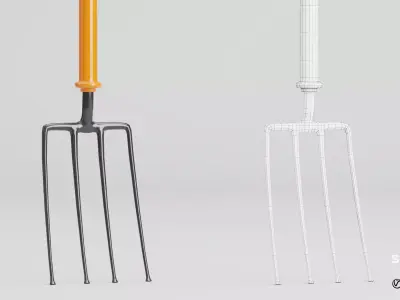 Fork Ground Works Instrument Insulated Low-poly 3D model