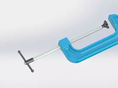 G clamp 3D model