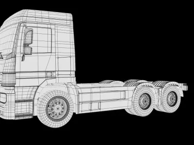 Mercedes benz actros 3D model