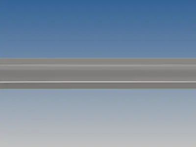 British Standard-EN13674 54E2 rail 3D model