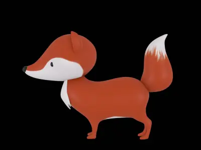 Fox Character Free 3D model purchase