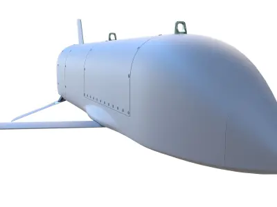 S8000 Banderol Low-poly 3D model