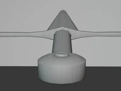 Game-Ready Medieval Longsword Low-poly 3D model