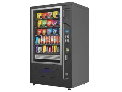 Vending Machine With Candy 3D model