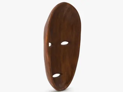  African Congo Mask 8 Wood 