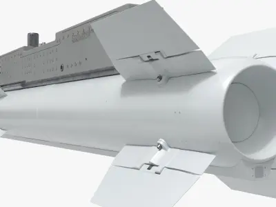  Long Range Air Combat Missile with LAU Launcher 