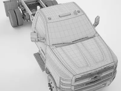 2020 Chevrolet Silverado 6500HD Chassis 04 3D model