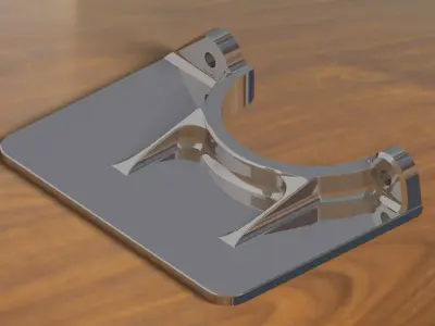 Fitting shelf bracket Free 3D model