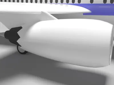 Airplane B737 3D model